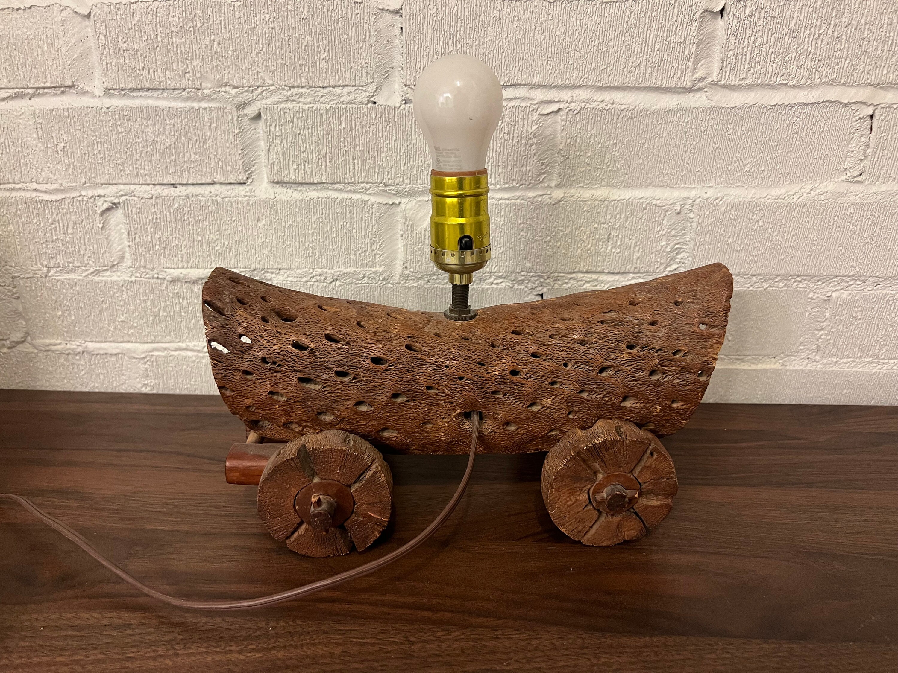 Vintage Covered Wagon Lamp Western Decor - Etsy