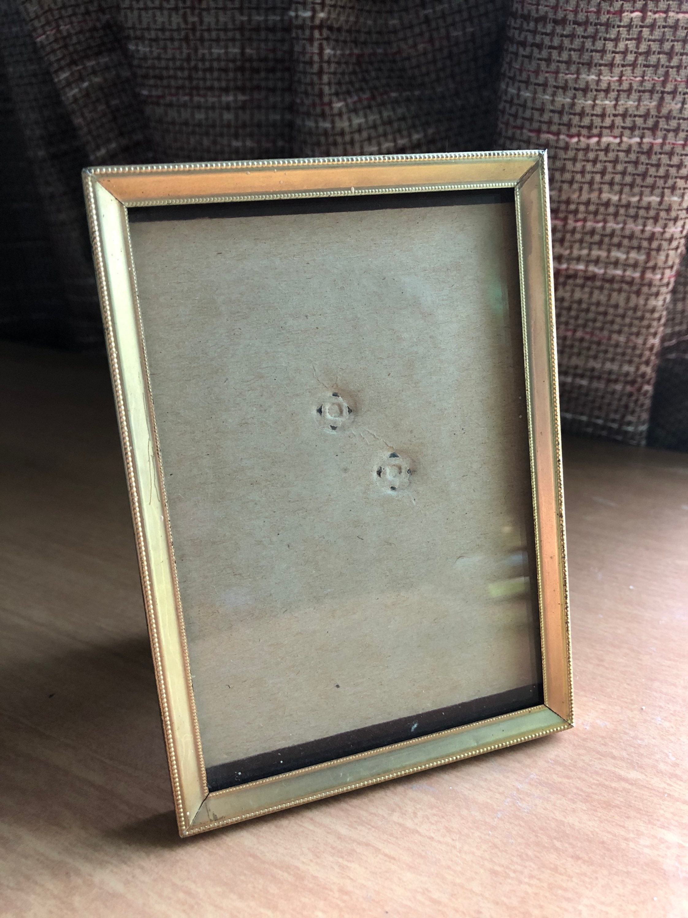 Vintage Metal Gold 1960's Picture Frame Home Decor 3.5 X 5
