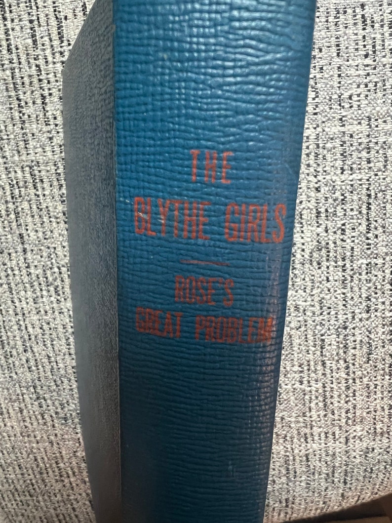 Vintage 1925 the Blythe Girls Roses Great Problem by Laura Lee Hope ...