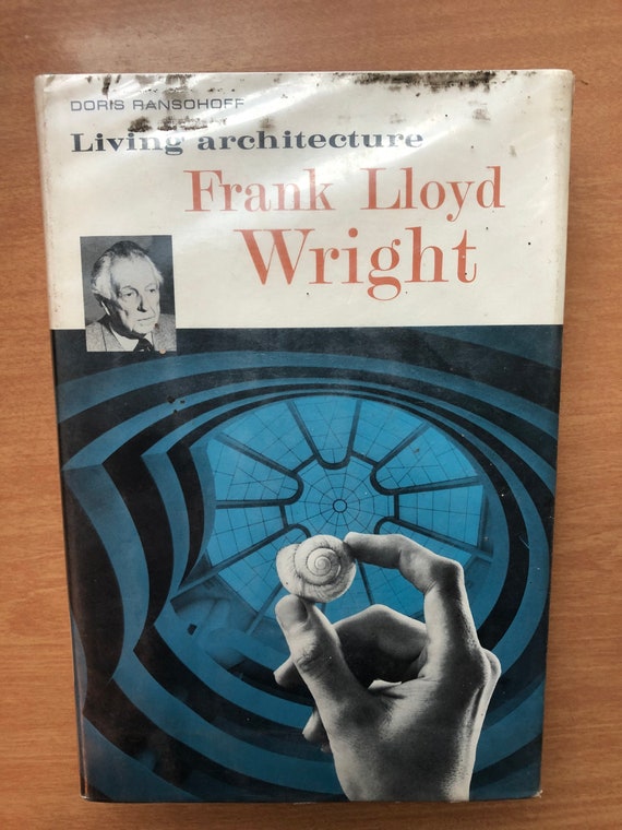 Vintage 1962 Frank Lloyd Wright First Edition Living Architecture
