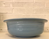 Vintage Fiesta Periwinkle 8.5 Serving Vegetable Bowl Dish Homer Laughlin fiestaware Blue