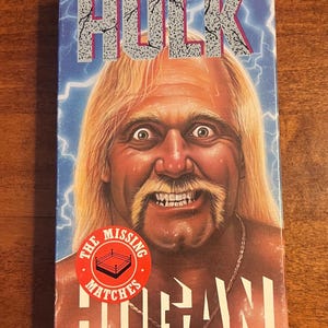 Vintage 1989 Hulk Hogan The Missing Matches VHS tape WWF WWE Hulkster Hulkamaniacs wrestling
