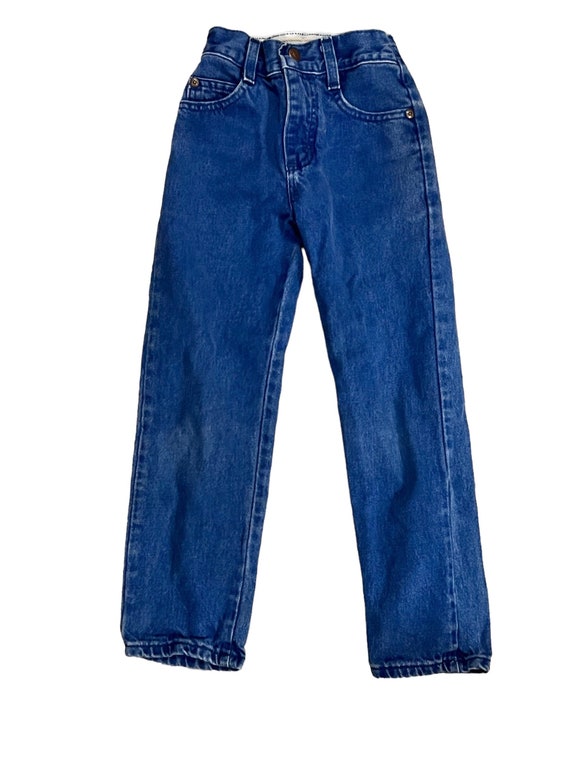 Vintage boys LEE denim jeans 6 slim pants retro 19