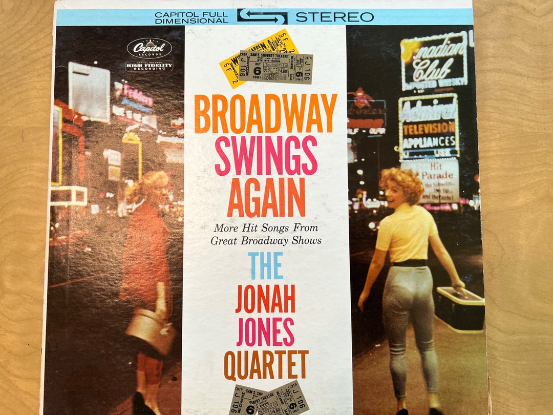Vintage Broadway Swings Again Record Album 33 1/3 Mid Century Jonah Jones Quartet Etsy