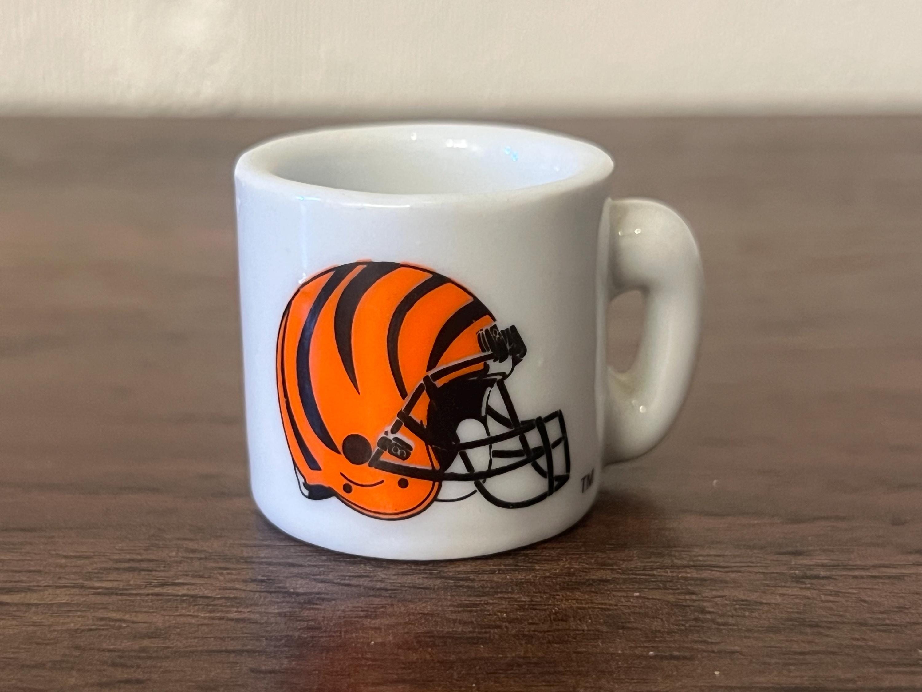 Vintage Ceramic Cincinnati Bengals Miniature Coffee Cup Mug Nfl Football -  Etsy