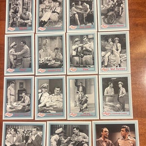 1990 Pacific Andy Griffith Show trading cards Andy Griffith & Barney Fife Don Knotts Lot of 15