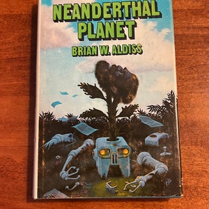 Vintage 1969 Neanderthal Planet by Brian W Aldiss HC DJ BCE Sci-Fi book science fiction