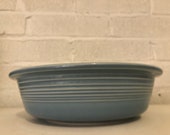 Vintage Fiesta Periwinkle 6.75 cereal Bowl Dish Homer Laughlin fiestaware Blue