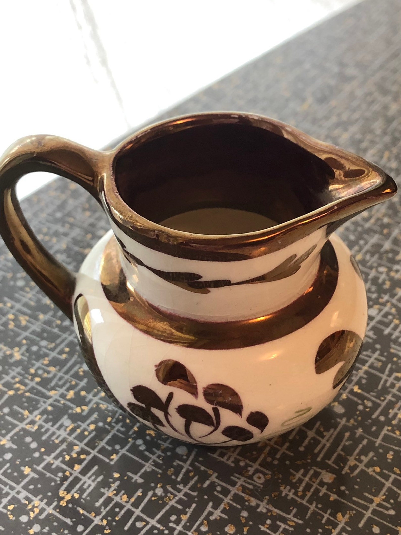 Vintage Grays Pottery China Creamer England miniature pitcher Etsy