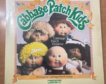 Vintage Factory Sealed 1984 Cabbage Patch Kids Vinyl Record Albums Cabbage Patch Dreams