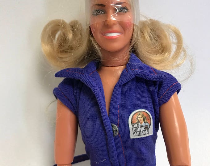 Vintage 1970's Bionic Woman Action Figure Doll Etsy