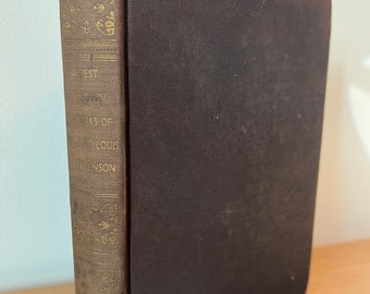 Vintage book Best Known works of Robert Louis Stevenson antique library novel