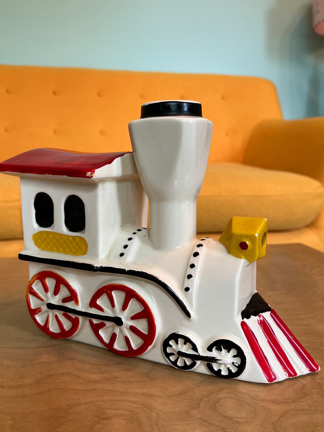 Vintage Train Lamp Base Home Decor Nursery Railroad Etsy