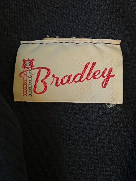 Vintage Bradley Navy Polyester blazer size small … - image 3