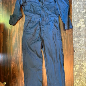 Overoles vintage azul marino ropa de trabajo azul hombre disfraz de  halloween mono 38r -  México