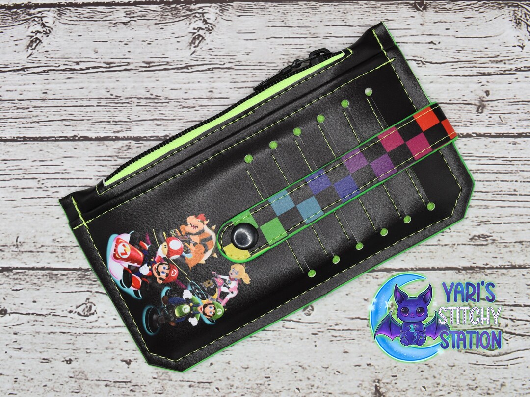 Racing Game Purse Pal Wallet | Handmade Gamer Wallet | Zipper Wallet ...
