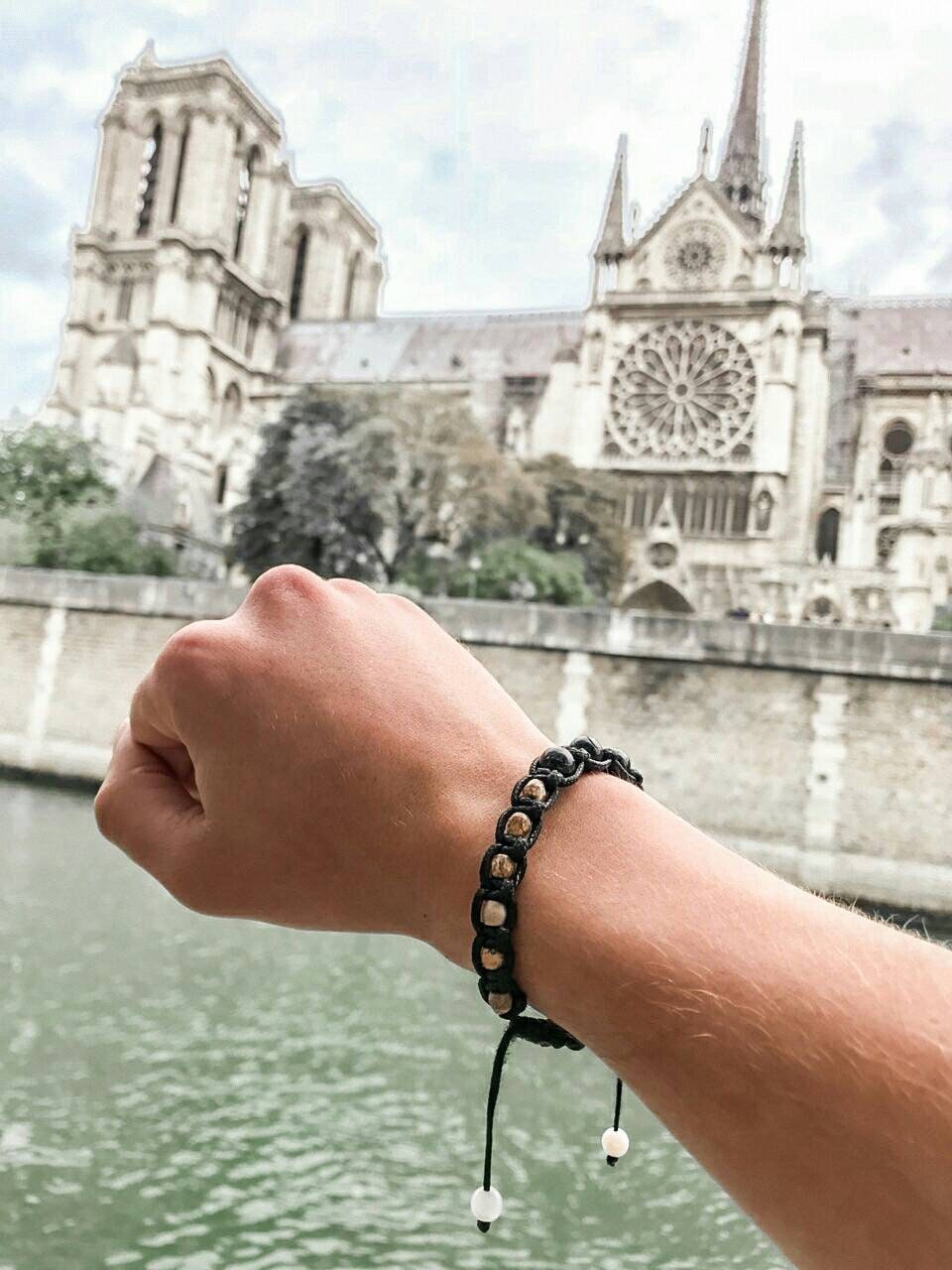 Black Tourmaline Bracelet Men Protection Jewelry Picture Black Tourmaline Bracelet Men Protection Jewelry Picture