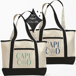 Cape Cod Beach Bag - Cape Cod Bachelorette - Personalized Beach Bags - Cape Cod Girls Trip - Custom Beach Tote - Cape Cod Weekend Travel Bag