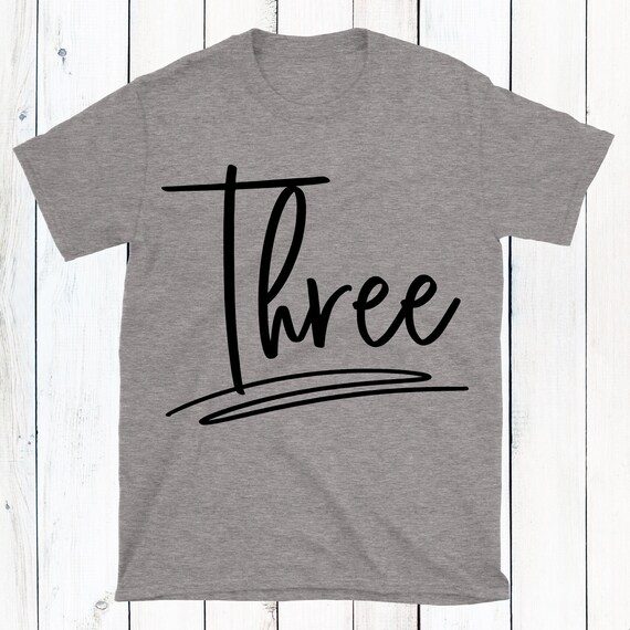 Boys Birthday Number Shirt 2 3 Year Old, Birthday Shirt Boy Two Three Il_570xn