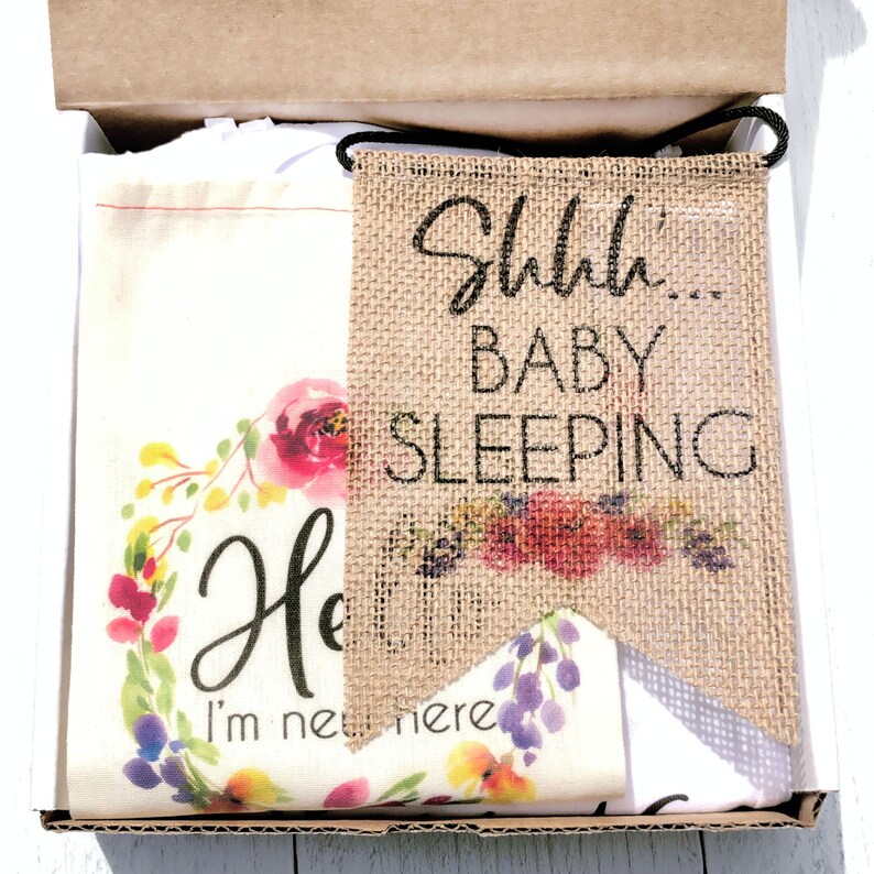 Baby Girl Floral Gift Box Personalized New Baby Girl Gift Etsy