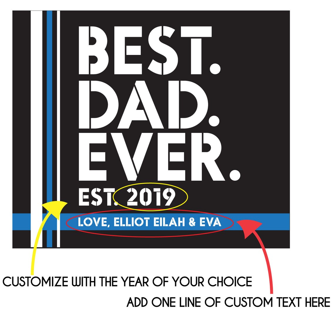 Personalized Dad Beer Labels Father's Day Gift | Best Dad Ever Beer ...