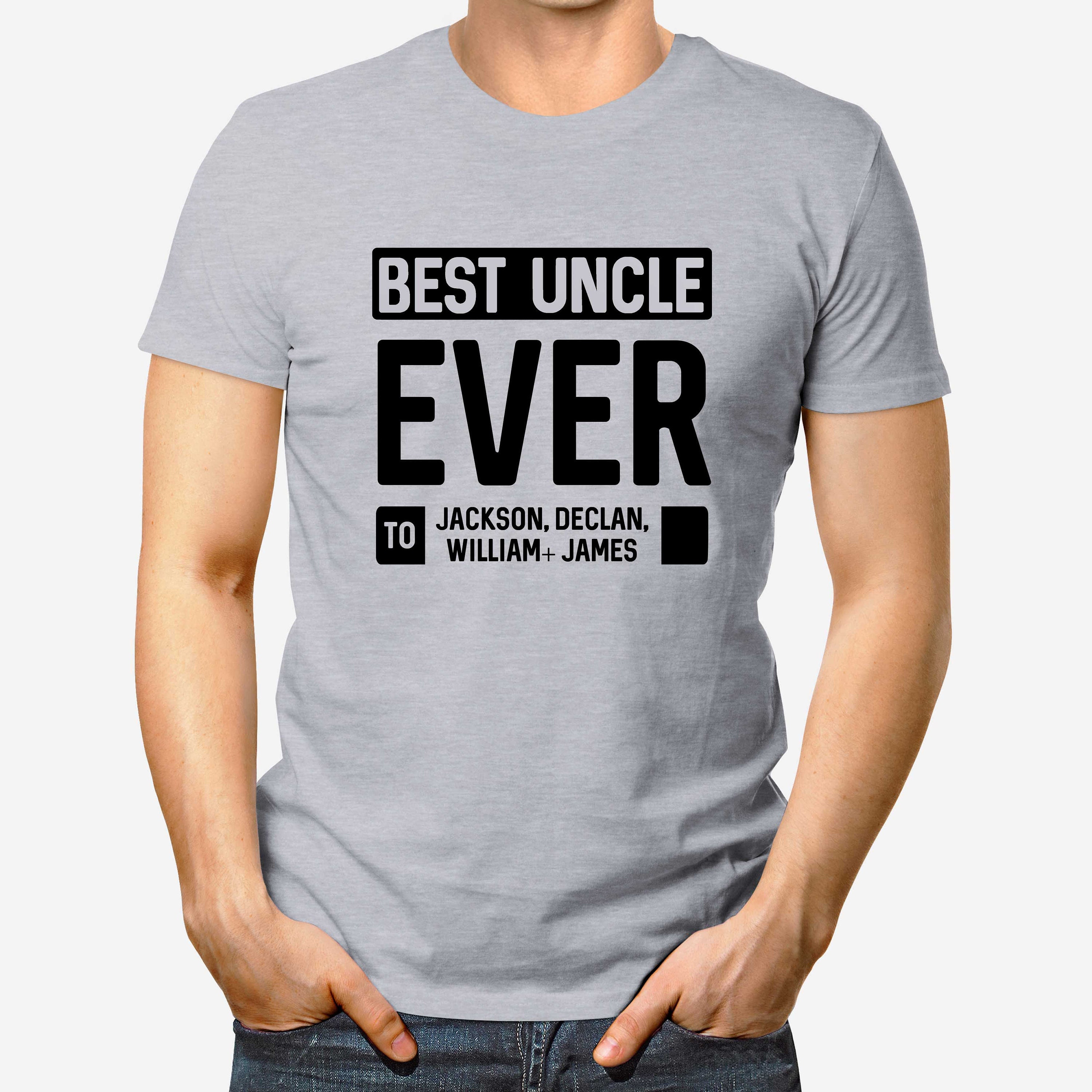 Personalized Uncle Gift Best Uncle Ever Shirt New Uncle Gift - Etsy