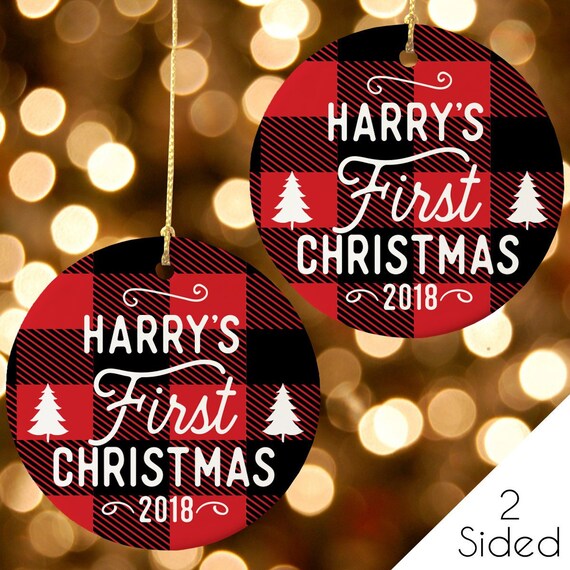 baby's first christmas ornament