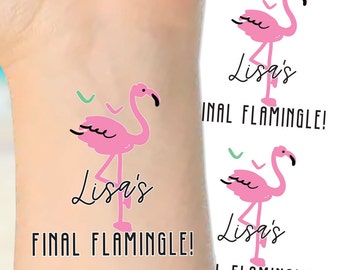 Henbrandt 24 X Flamingo Temporäre Tattoos – Lustiger Partyfüller Für Kinder