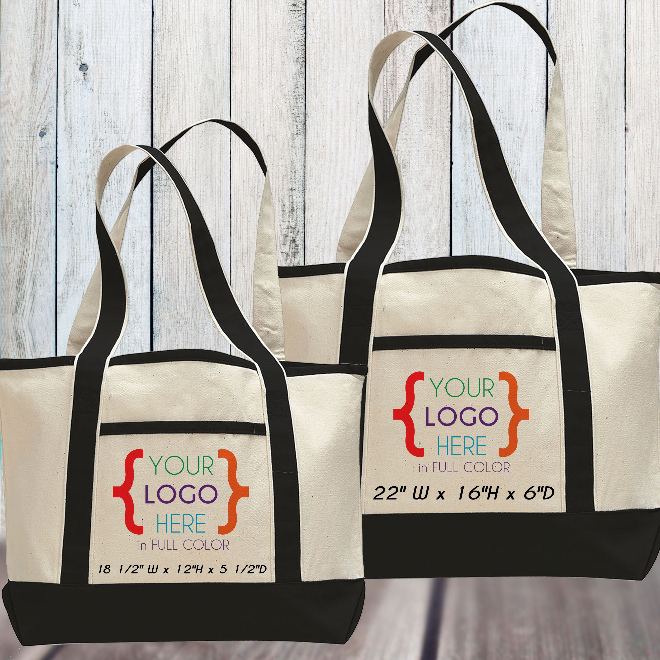 Custom Mini 12oz Canvas Bags 8w X 10h | Wholesale Blank Canvas Bags