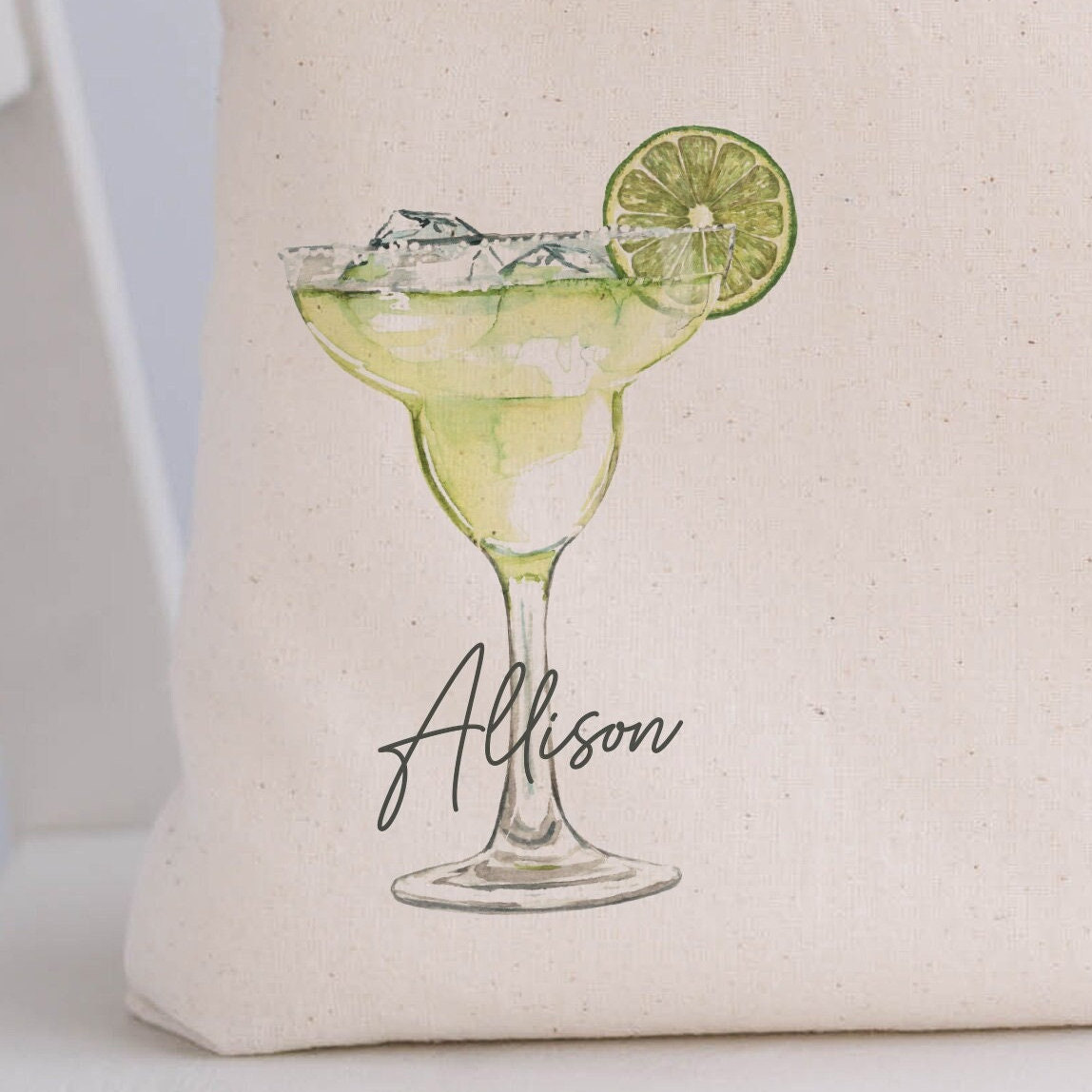 Margarita Tote Bags With Name - Personalized Bags for Mexico ...