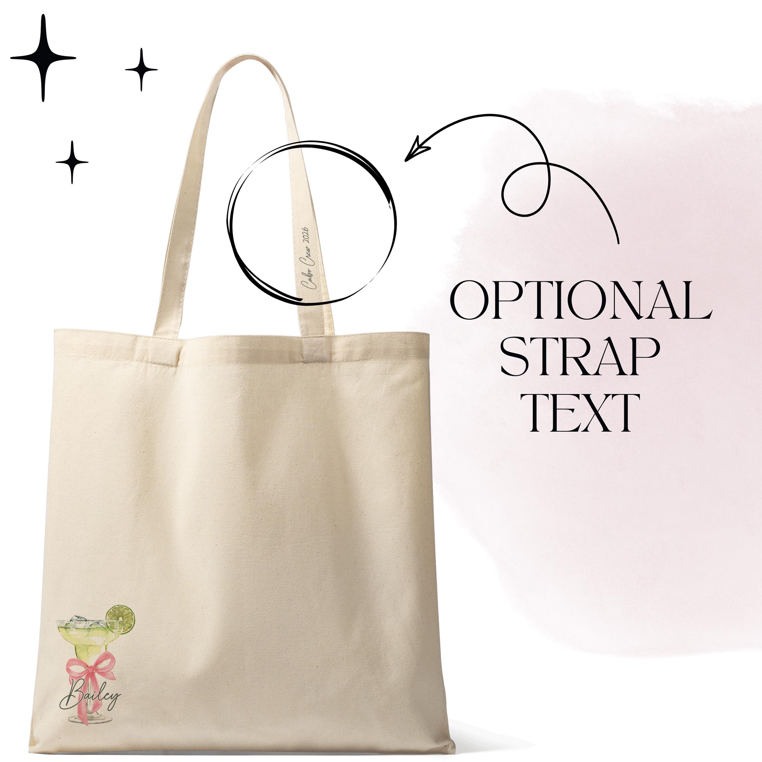 Margarita Tote Bags With Name | Personalized Bags for Mexico ...