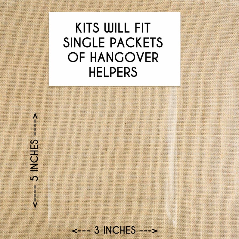 Wine Tasting Hangover Kits Hung Over Recovery Bags Winery Etsy