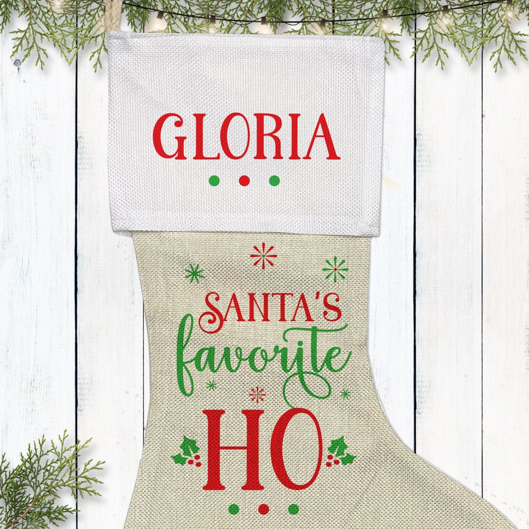 Funny Christmas Stocking Gag Gift for Her Holiday Gift for Best Friend