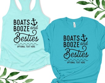 Boat Tank Tops, Cruise Shirts, Lake House Tanks, Bachelorette Party Shirts