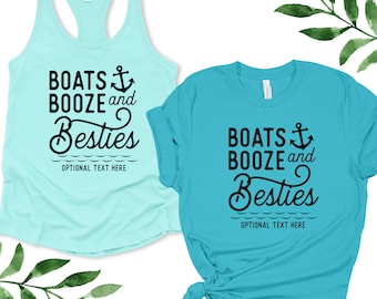 Boat Tank Tops, Cruise Shirts, Lake House Tanks, Bachelorette Party Shirts