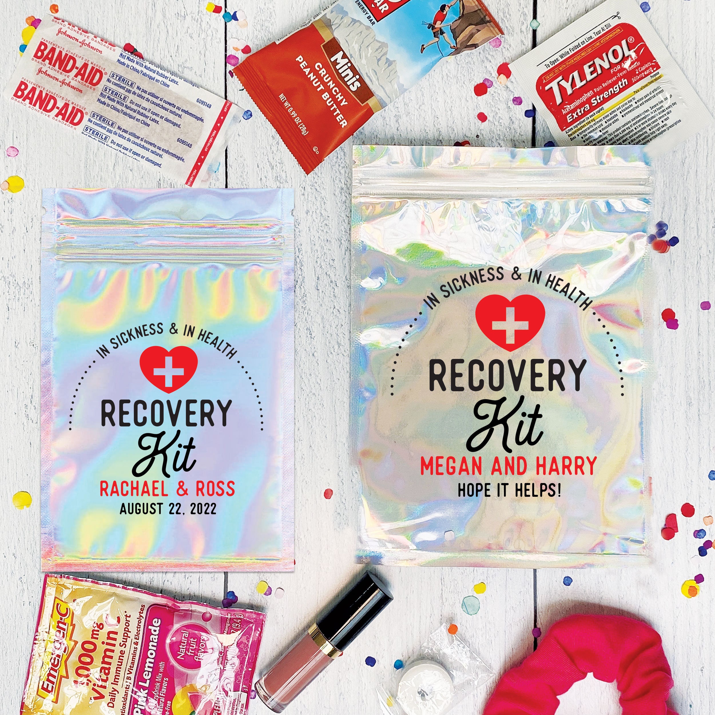 Hangover Kit With Supplies for Birthdays Weddings Bachelorette Trips Events  Party Favors Hangover Bag Wedding Survival Bag Recovery Kit -  Sweden