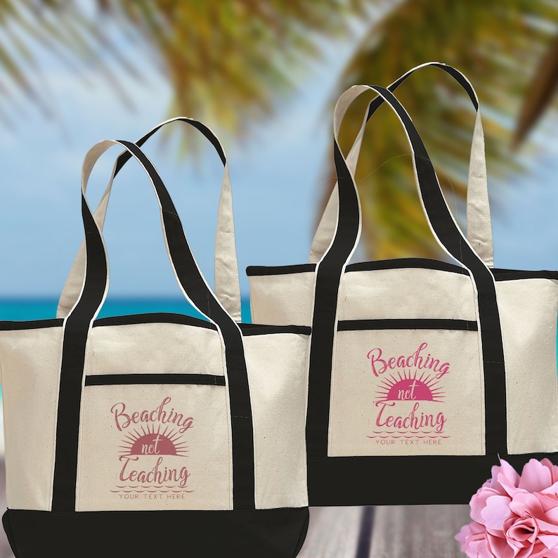 Gifts for Teachers Beach Tote Bag for Women End of Year Etsy