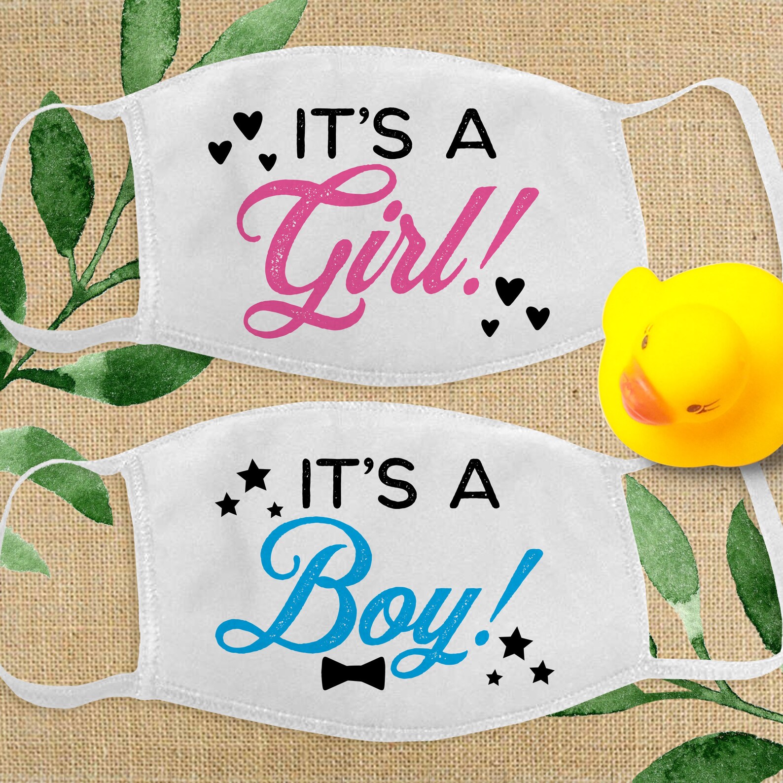 It's a Boy Baby Shower Mask Baby Shower Favors New Baby Etsy