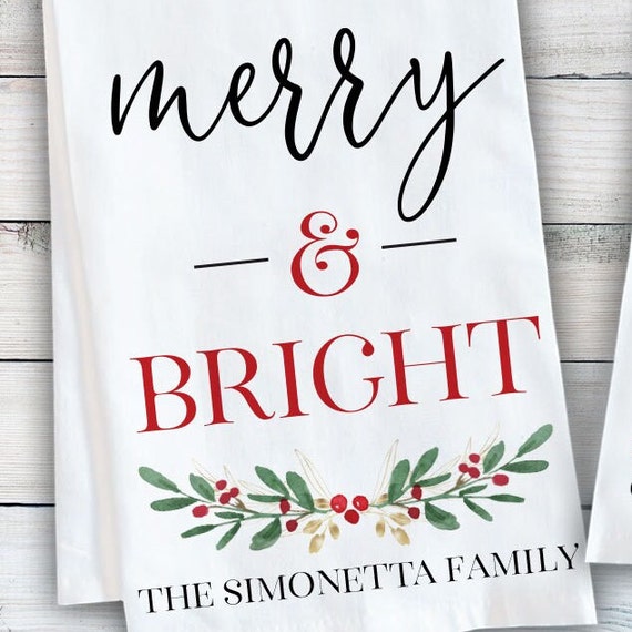 Dishcloths & Kitchen Towels Linens Custom Personalized Dish Towels Tea