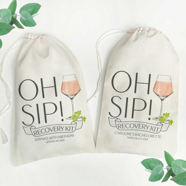 Rose Wine Hangover Kits Etsy