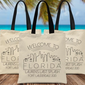 Orlando Gift Bags Florida Wedding Favor Bags Miami Bachelorette Bags Welcome to Orlando Conference Hotel Room Bags Jacksonville Gift afbeelding 6