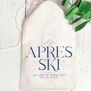 Apres Ski Mountain Beaded Pouch