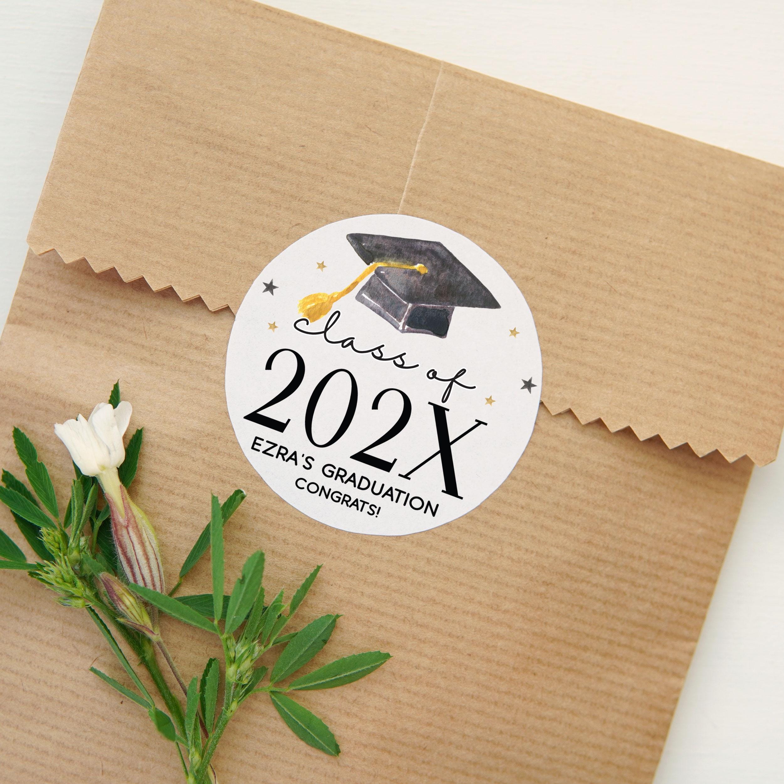 Class of 2026 Custom Graduation Stickers | Personalized Party Favor ...