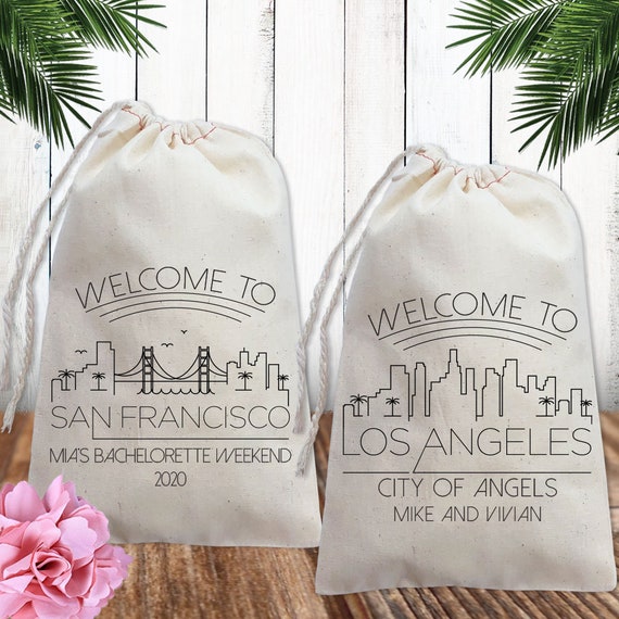 Cheers Wedding Welcome Bags - Personalized Gift Bag - Rebecca