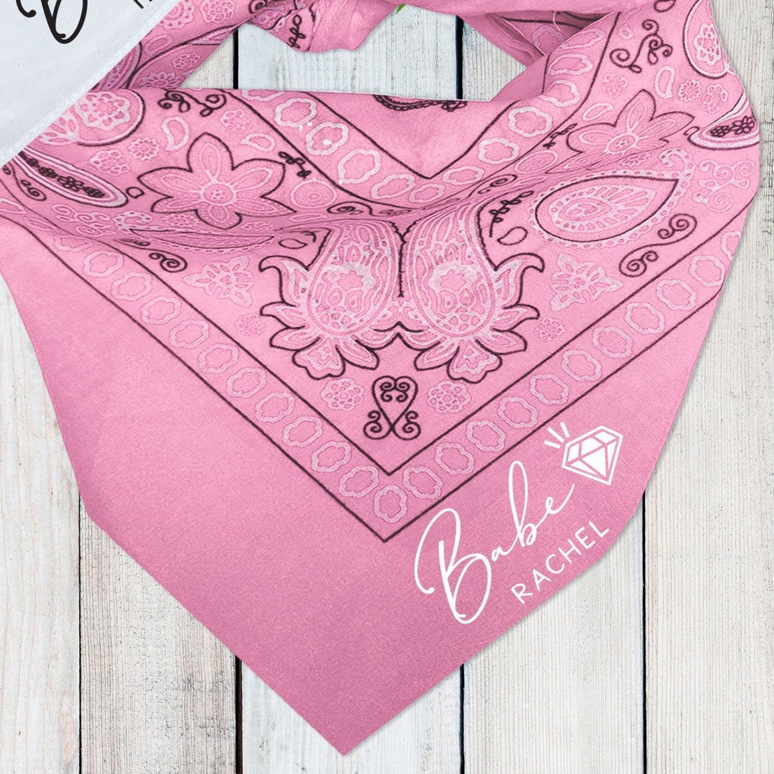 Rustic Bridal Shower Favors Personalized Bandanas for Vegas Etsy