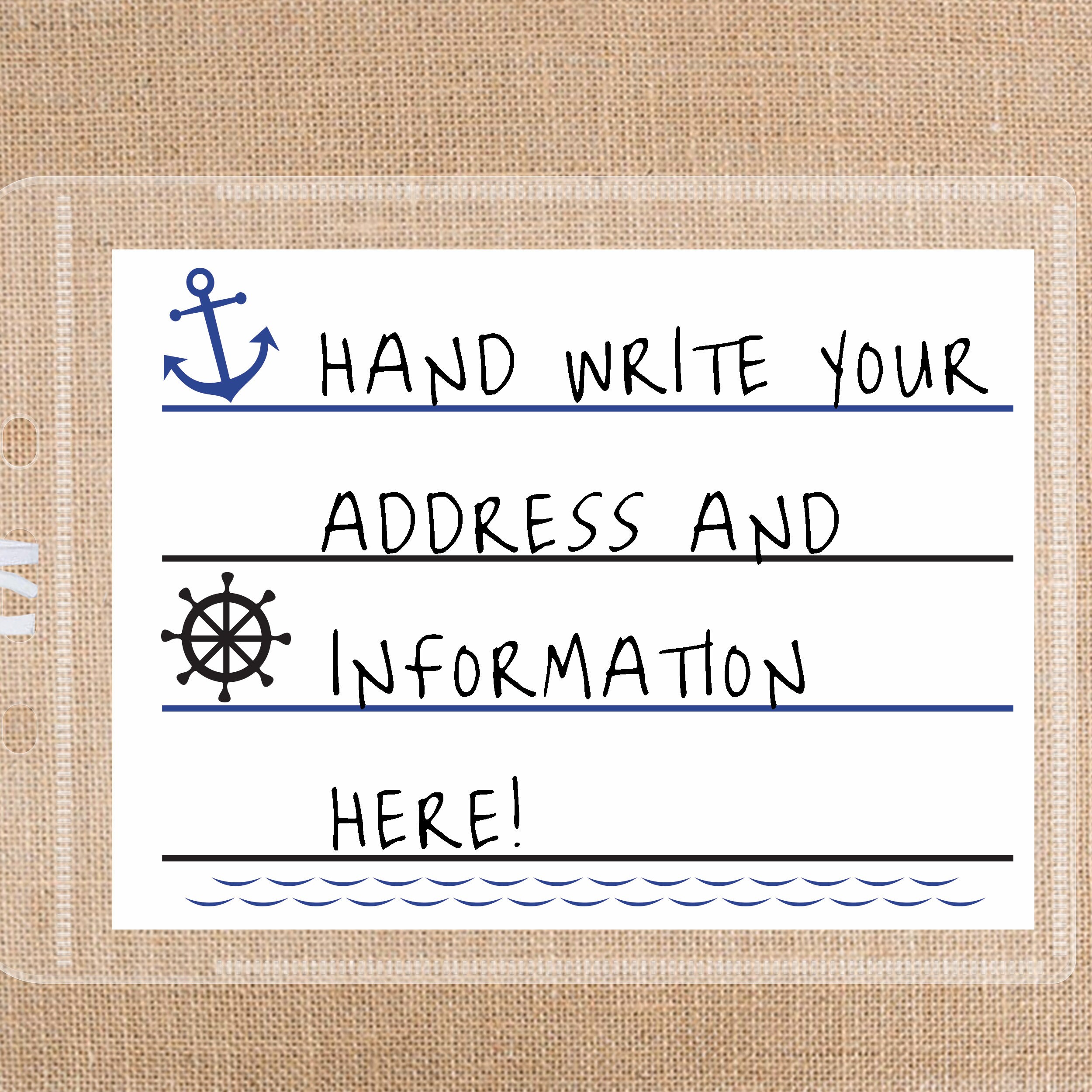 Cruise Ship Bag Tags for Boat Birthday Nautical Bachelorette Etsy