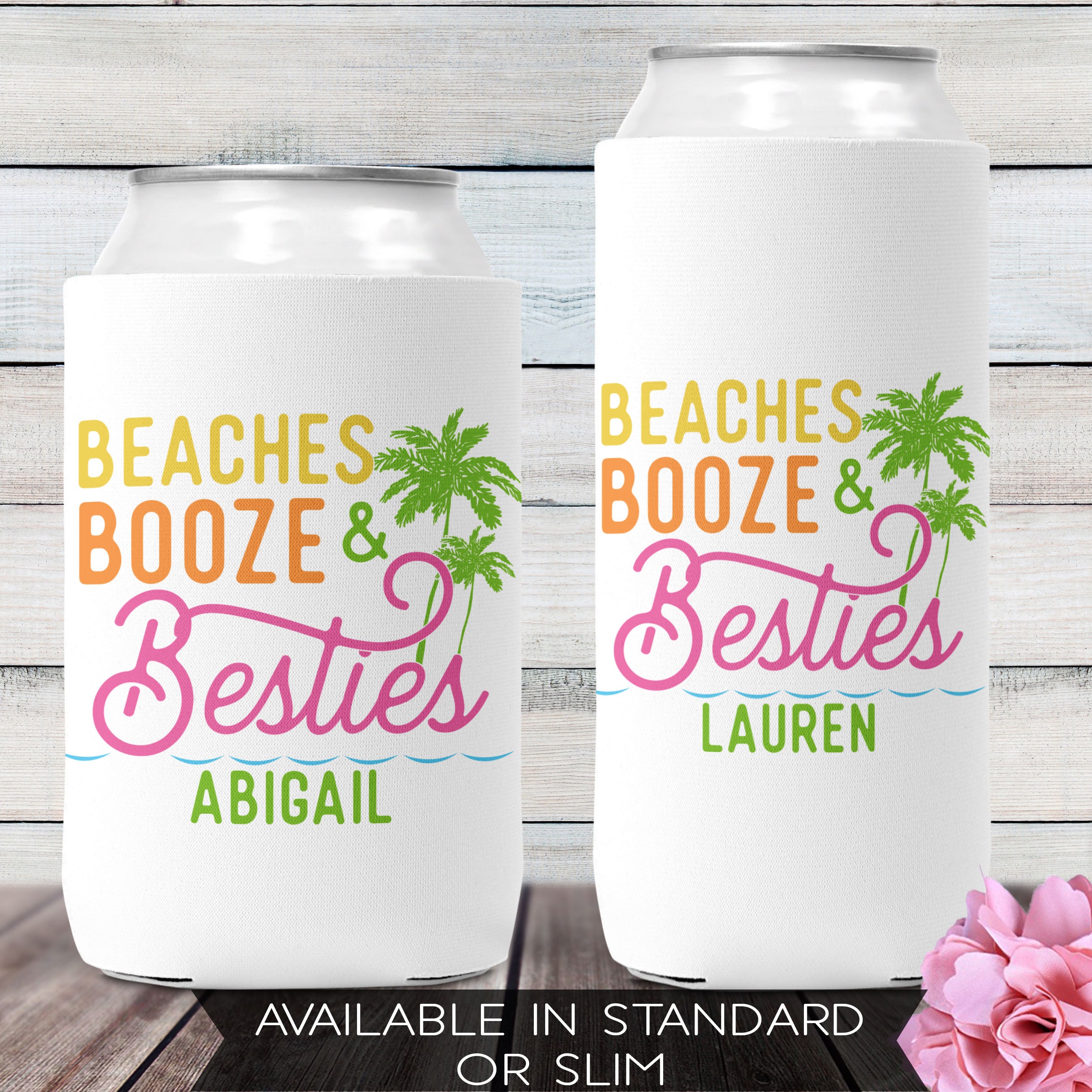 Personalized Slim Can Cooler, Skinny Can Cooler, Hard Seltzer Can  Insulator, Bachelorette Party Gifts, Bridesmaid Gifts, Girls Weekend Trip 