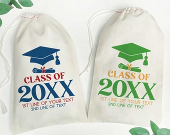 Class of 2026 Graduation Favor Bags | Custom Graduation Party Gift Bags
