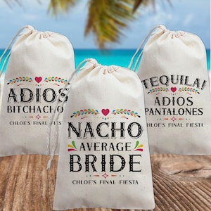 Personalized Mexico Tote Bags for Final Fiesta Bachelorette Party ...