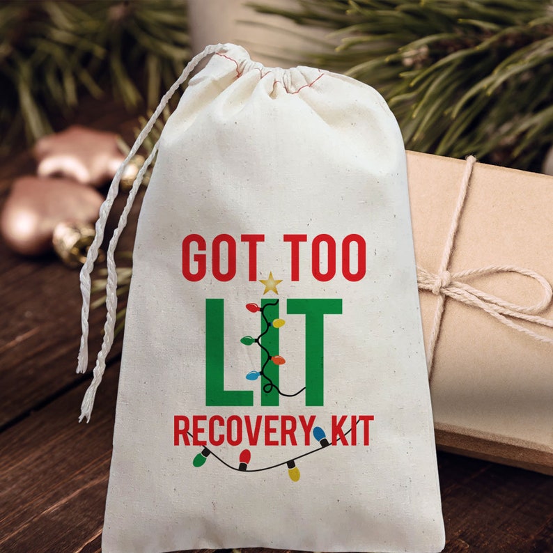 Christmas Hangover Recovery Kit Funny Christmas Party Favors Etsy